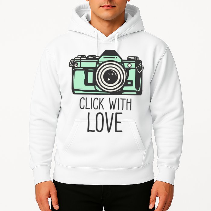 Click With Love With Camera Hoodie