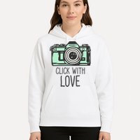 Click With Love With Camera Hoodie
