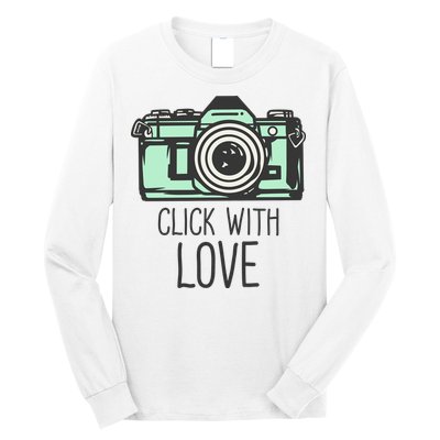 Click With Love With Camera Long Sleeve Shirt