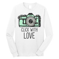 Click With Love With Camera Long Sleeve Shirt