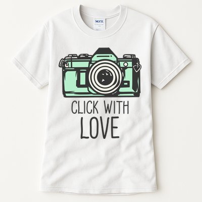 Click With Love With Camera Tall T-Shirt