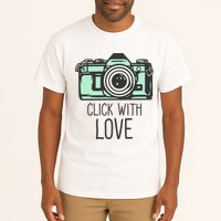 Click With Love With Camera Tall T-Shirt
