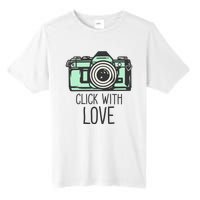 Click With Love With Camera Tall Fusion ChromaSoft Performance T-Shirt