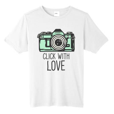 Click With Love With Camera Tall Fusion ChromaSoft Performance T-Shirt