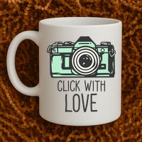 Click With Love With Camera Mug