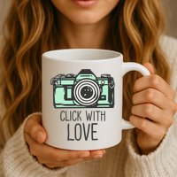 Click With Love With Camera Mug