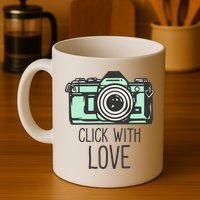 Click With Love With Camera Mug