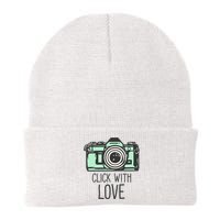 Click With Love With Camera Beanie
