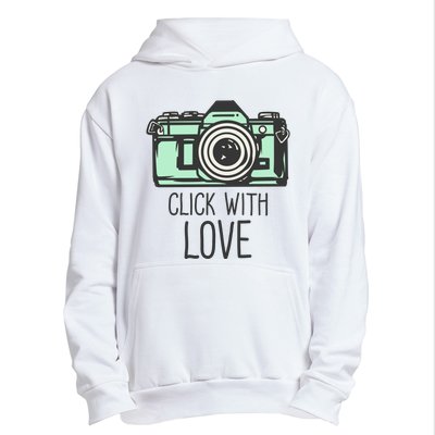 Click With Love With Camera Urban Pullover Hoodie