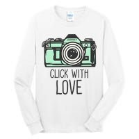 Click With Love With Camera Tall Long Sleeve T-Shirt
