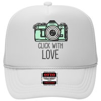 Click With Love With Camera Trucker Hat