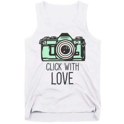 Click With Love With Camera Tank Top