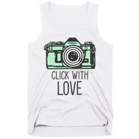 Click With Love With Camera Tank Top