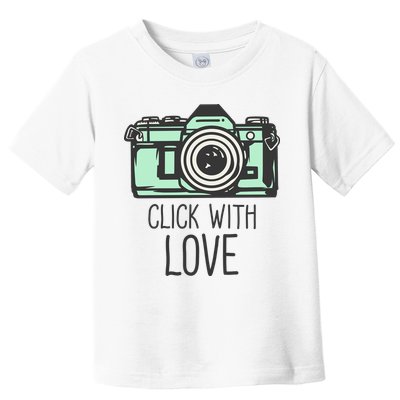 Click With Love With Camera Toddler T-Shirt