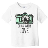 Click With Love With Camera Toddler T-Shirt