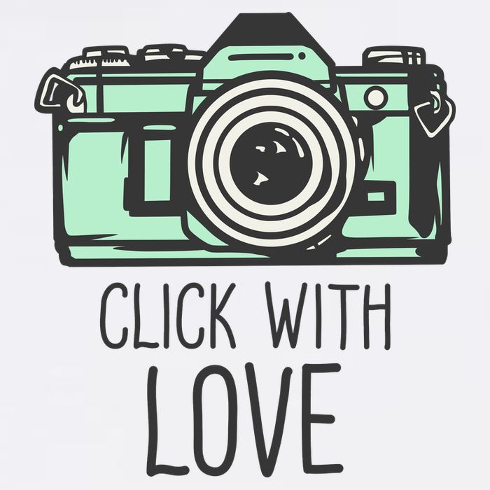 Click With Love With Camera Wool Snapback Cap