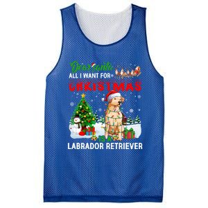 Christmas With Labrador Retriever Santa Family Xmas Pajama Cool Gift Mesh Reversible Basketball Jersey Tank