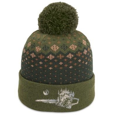 Chainsaw Woodworker Lumberjack Arborist Chainsaw The Baniff Cuffed Pom Beanie