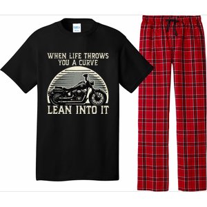 Cute When Life Throws You A Curve Lean Into It Gift Pajama Set