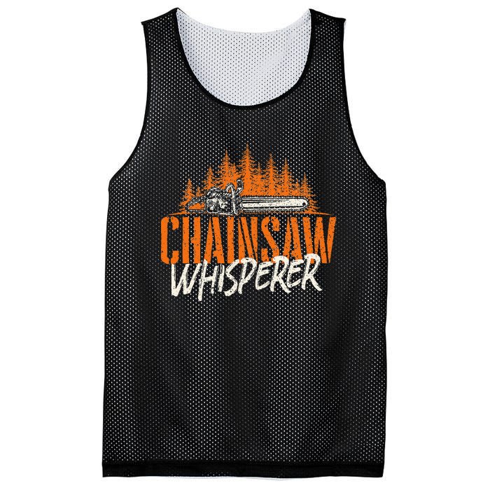 Chainsaw Whisperer Lumberjack Logger Woodworker Woodsman Mesh Reversible Basketball Jersey Tank