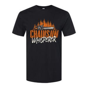 Chainsaw Whisperer Lumberjack Logger Woodworker Woodsman Softstyle CVC T-Shirt