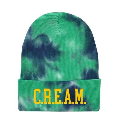 C.R.E.A.M. Wu Logo Design Tie Dye 12in Knit Beanie