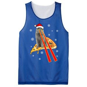 Cat With Laser Eyes Funny Pizza Cat Christmas Gift Mesh Reversible Basketball Jersey Tank