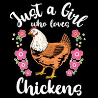 Chicken Who Loves Chickens Flexfit Unipanel Trucker Cap