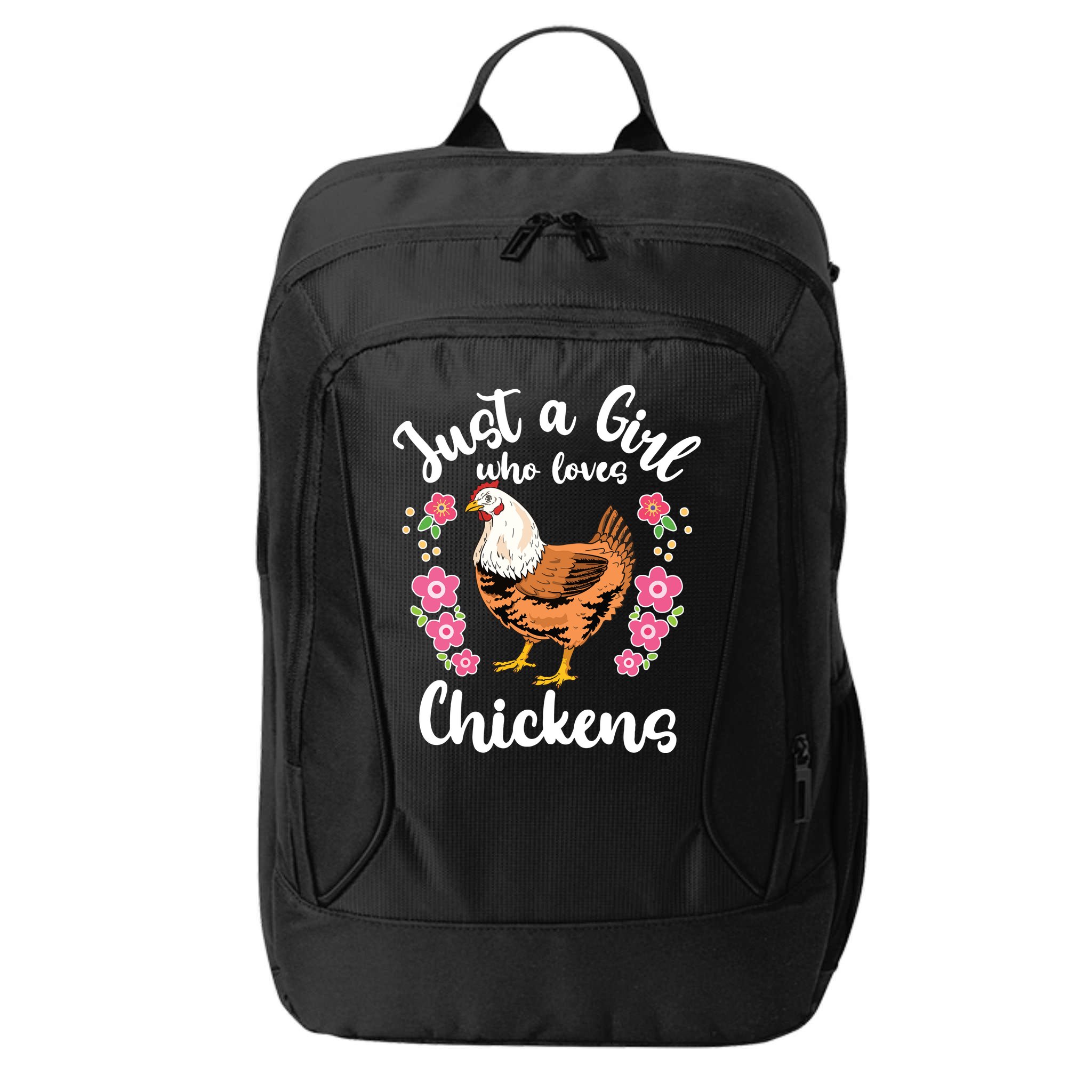 Chicken Who Loves Chickens City Backpack