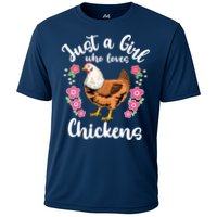 Chicken Who Loves Chickens Cooling Performance Crew T-Shirt