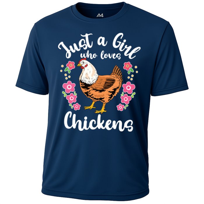 Chicken Who Loves Chickens Cooling Performance Crew T-Shirt
