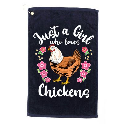 Chicken Who Loves Chickens Golf Towel