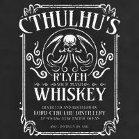 Cthulhu Whiskey Label Cool Comfort Performance Bucket Hat