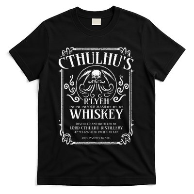 Cthulhu Whiskey Label T-Shirt