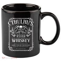Cthulhu Whiskey Label 11oz C Handle Ceramic Mug