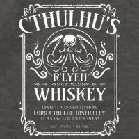 Cthulhu Whiskey Label Vector Backpack