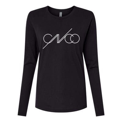 Cnco White Logo Cool Gift Womens Cotton Relaxed Long Sleeve T-Shirt