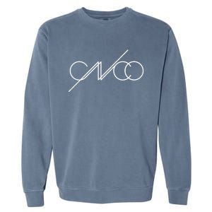 Cnco White Logo Cool Gift Garment-Dyed Sweatshirt