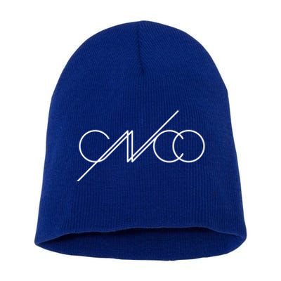 Cnco White Logo Cool Gift Short Acrylic Beanie