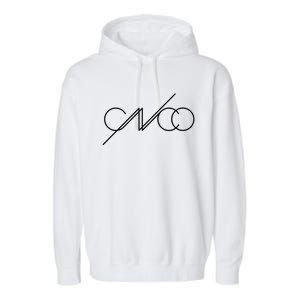 Cnco White Logo Cool Gift Garment-Dyed Fleece Hoodie