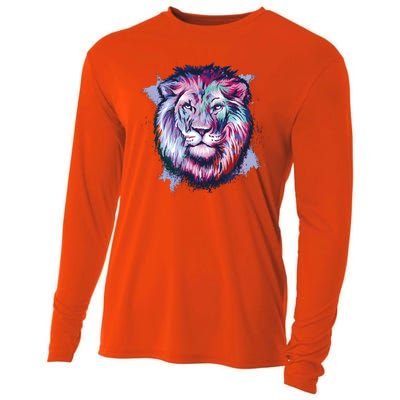 Colorful Wild Lion Cooling Performance Long Sleeve Crew