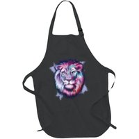 Colorful Wild Lion Apron