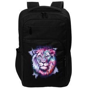 Colorful Wild Lion Impact Tech Backpack