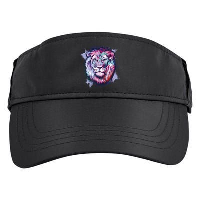 Colorful Wild Lion Adult Drive Performance Visor