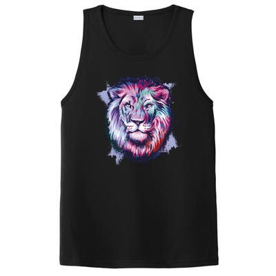 Colorful Wild Lion PosiCharge Competitor Tank