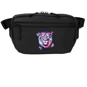 Colorful Wild Lion Crossbody Pack