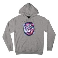 Colorful Wild Lion Hoodie