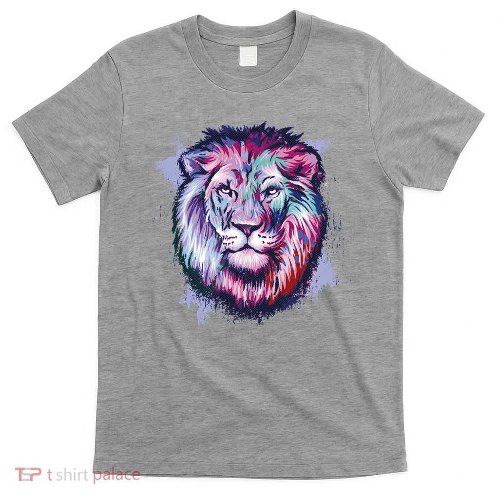 Colorful Wild Lion T-Shirt
