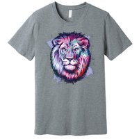 Colorful Wild Lion Premium T-Shirt