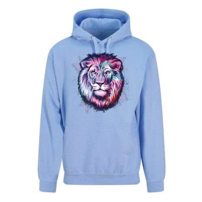 Colorful Wild Lion Unisex Surf Hoodie